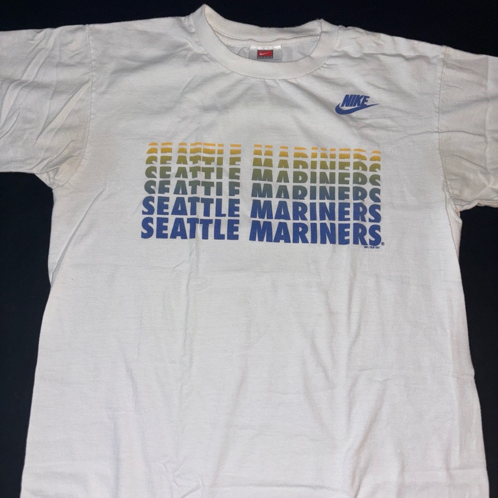 Nike Seattle Mariners T-Shirt White Size Medium